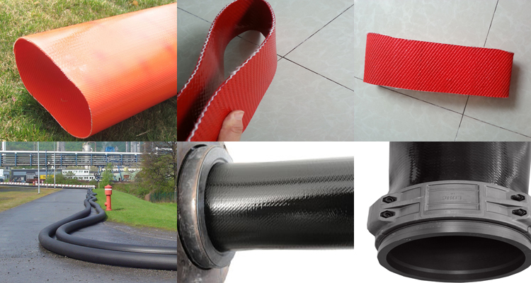 Heavy Duty Large Diameter Abrasion Resistant TPU Layflat Drag Hose