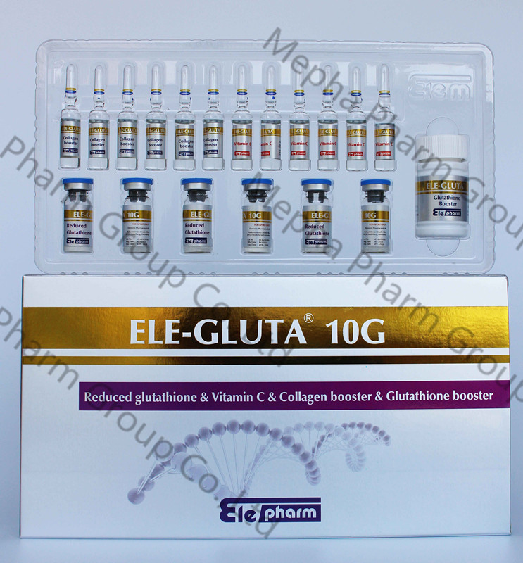 Glutathione Injection Ele-Gluta 10g for Skin Whitening