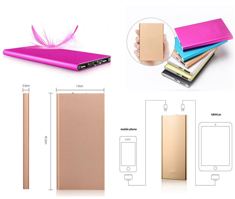 4000mAh Portable Power Bank Cheap Mobile Powerbank Charger