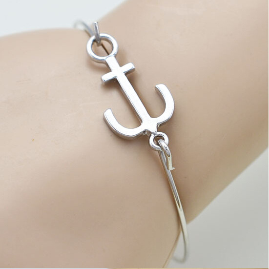 Bracelets for Women Fashion Jewelry Anchor Cuff Bangle Bracelets