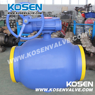 Worm Gear Full Welded Ball Valve (Q367F)