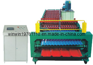 Less Labor Color Steel Tile Roll Forming Machine