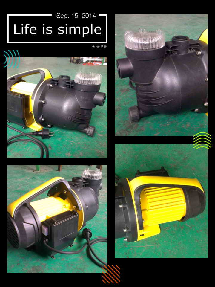 (SDP900-14) Big Power Big Flow Swimming Pool Garden Jet Pump with Filter with Ce UL ETL Approved