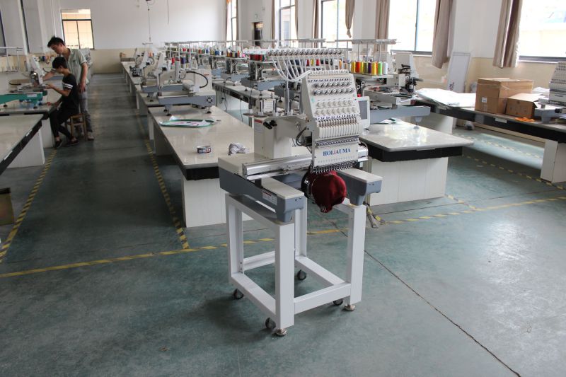 Top Sale Holiauma 1 Head Tajima Type Embroidery Machine for Multi Function Garment Hat Leather Embroidery