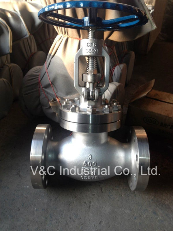 API 600 Cast Steel Globe Valve with Flange End