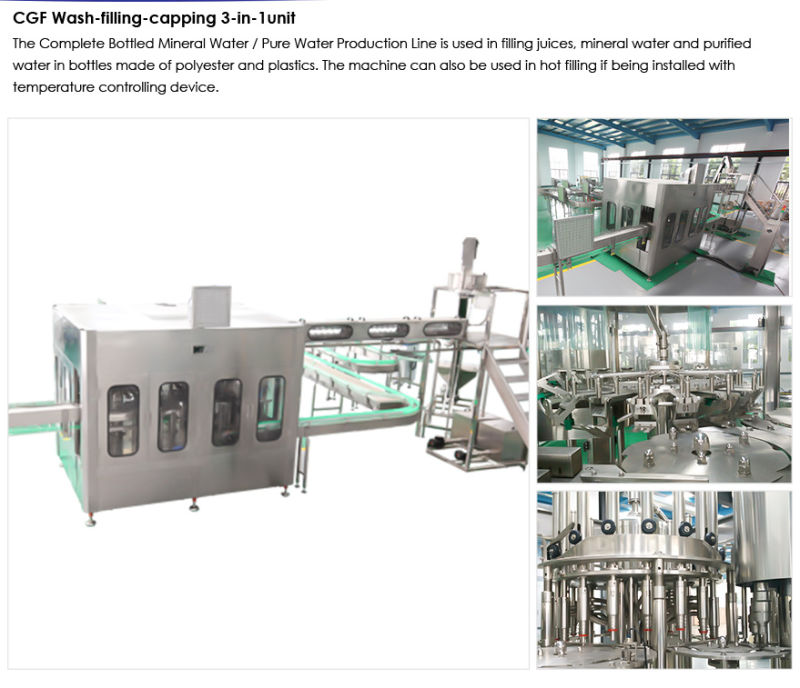 Full Automatic Complete Pet Bottle Water Filling Machine