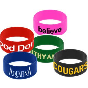 New Products in China Market Debossed Silicone Wristbands