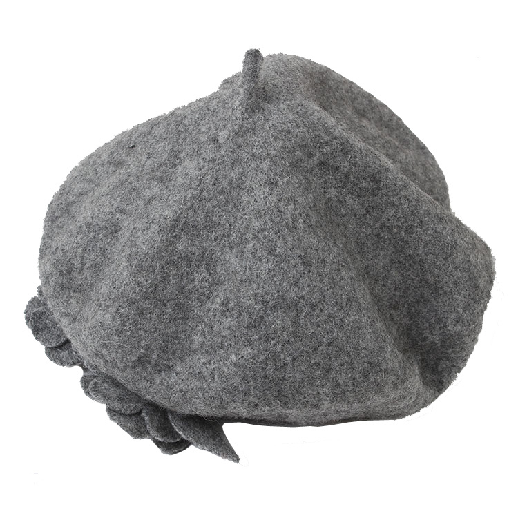 Womens Ladies Wool Warm Angora Winter Flowers Autumn Spring Cap Hat Beret (HW810)