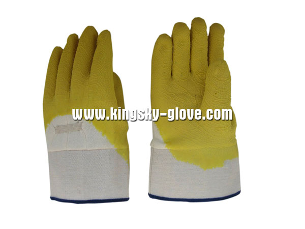 Jersey Liner Latex Coated Working Glove-5210