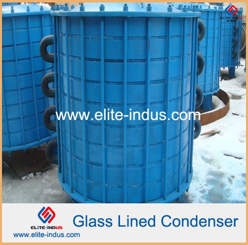 Glass Lined Plate Type Condenser