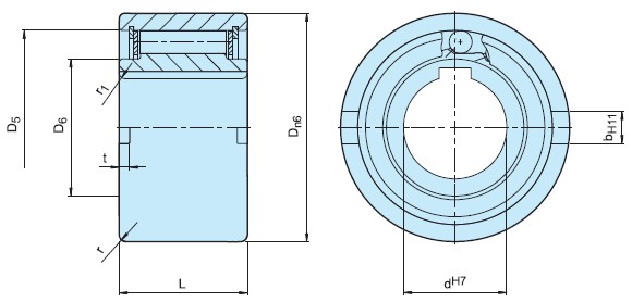 NF8-NF150 One Way Roller Clutch Bearing NF Bearing Suma