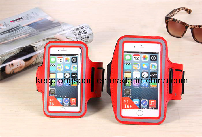 Fashionable Red Color 3mm Neoprene and PVC Mobile Phone Case