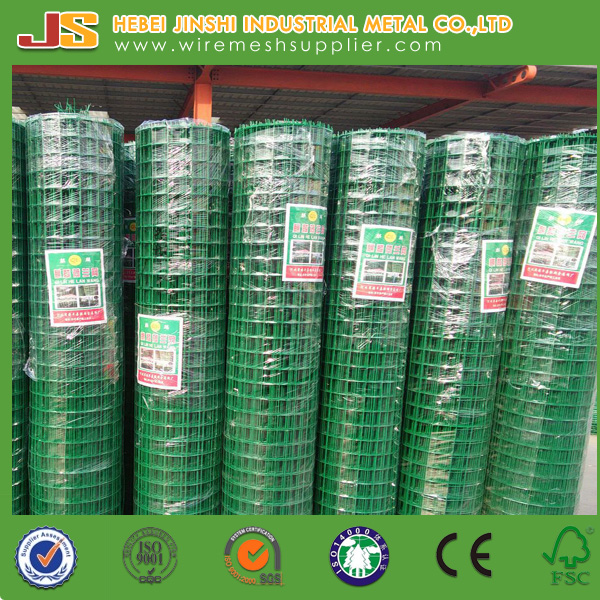 Green PVC Coated V Bend Fencing Mesh, Holland Mesh Fence