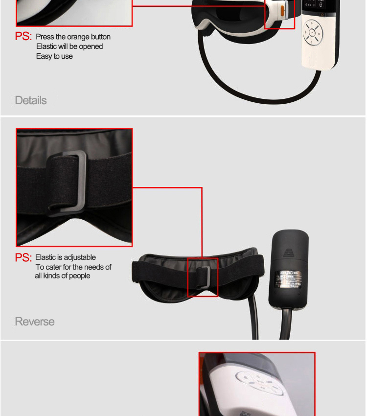 Low Frequency Vibrating & Infrared Eye Massager