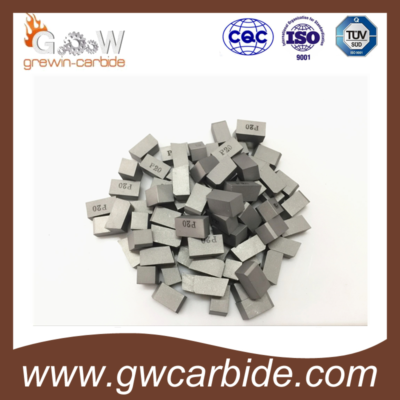 Tungsten Carbide Brazed Tips Use for Machine
