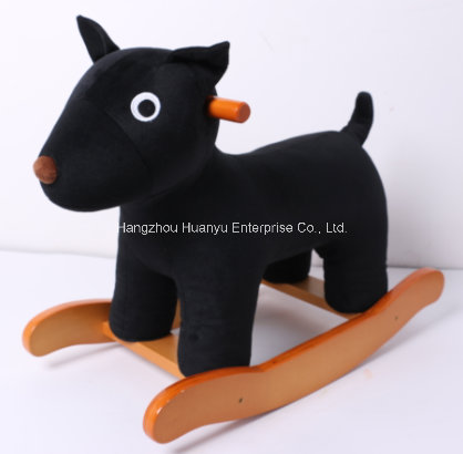 New Design Factory Supply Rocking Animal -Wooden Dog Rocker