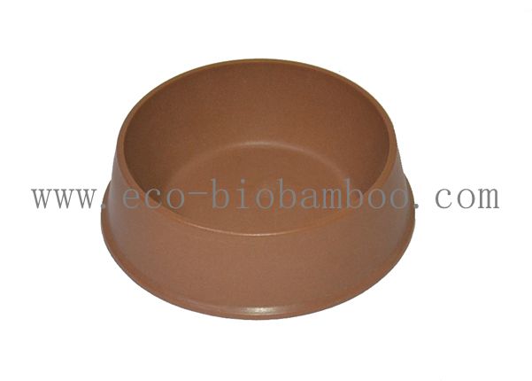 Biodegradable Bamboo Fiber Pet Supply Bowl (BC-PE6003)