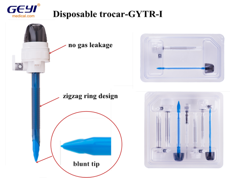 Disposable Bladeless Medical Trocar Cannula Surgical Trocars