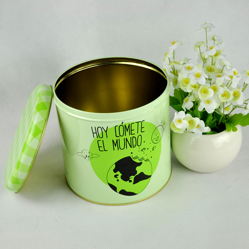 Custom Made Small Gift Tea Tin Box with Cmyk Printing