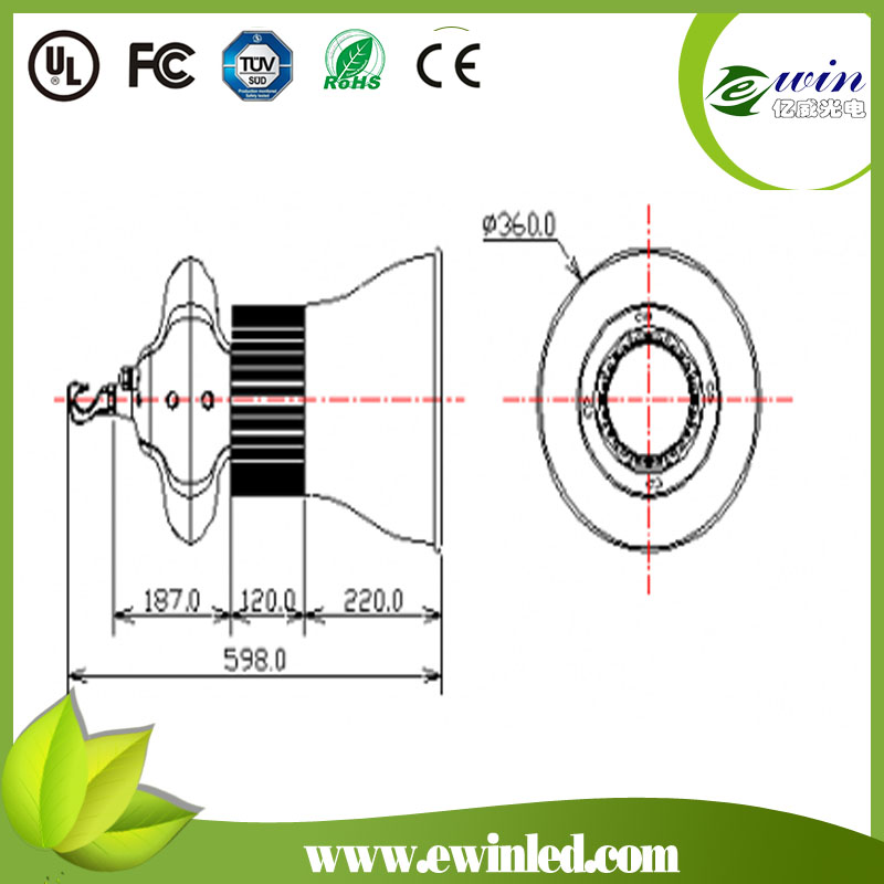 80-200W Atex LED Explosion Proof Light with 3years Warranty