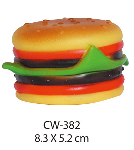 Dog Toy of Vinyl Hamburger for Dog