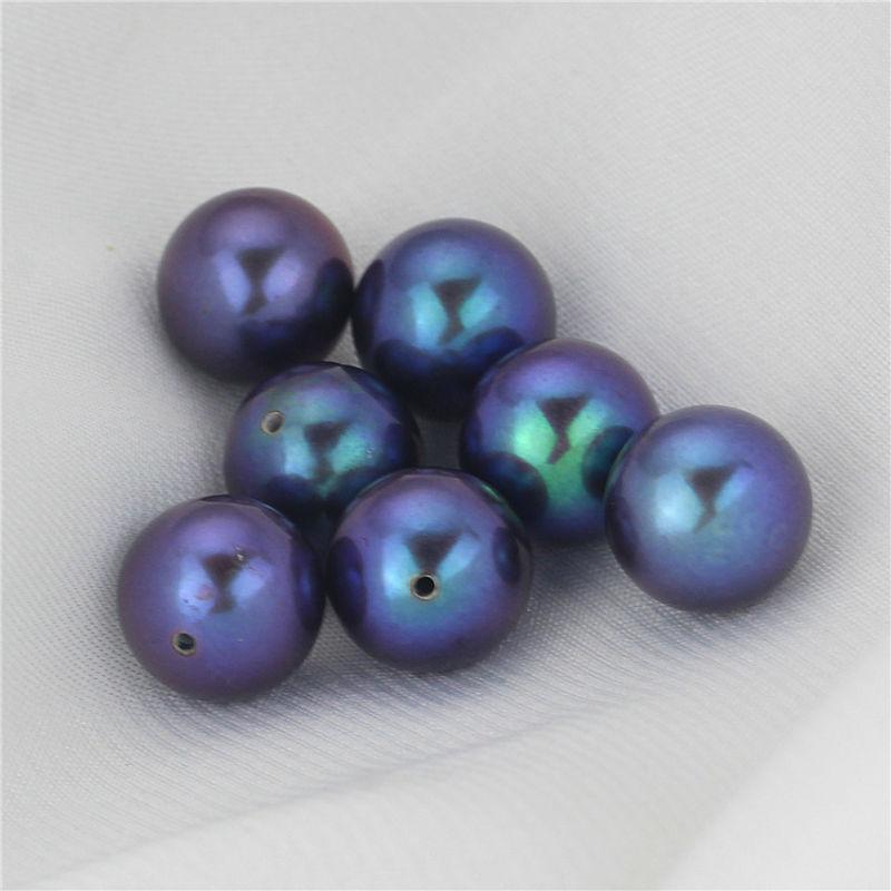 Snh 10-10.5mm Big Size Natural Peacock Pearl Beads