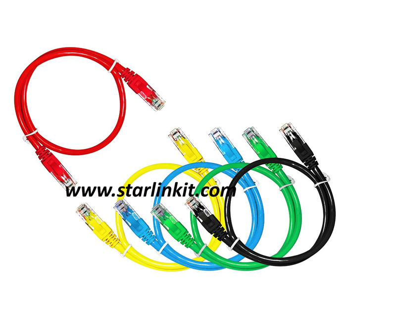 Cat5e RJ45 Ethernet Patch Cord Cable Compatible with Poe Connections