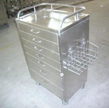 Stainless Steel Hospital Instrument Trolley (THR-MTS74)