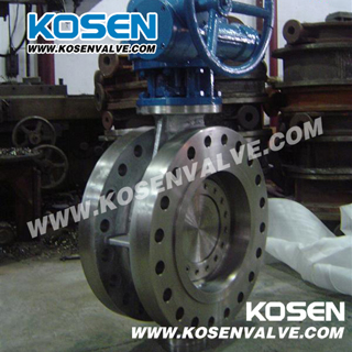 Cast Steel Flanged Butterfly Valve (D343H)