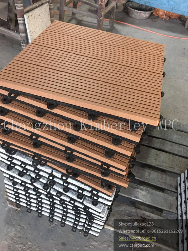 China Factory WPC Timber Tiles for Patio