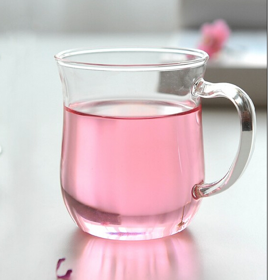 Tea Cup Glass Mug Water Cup (350ml)