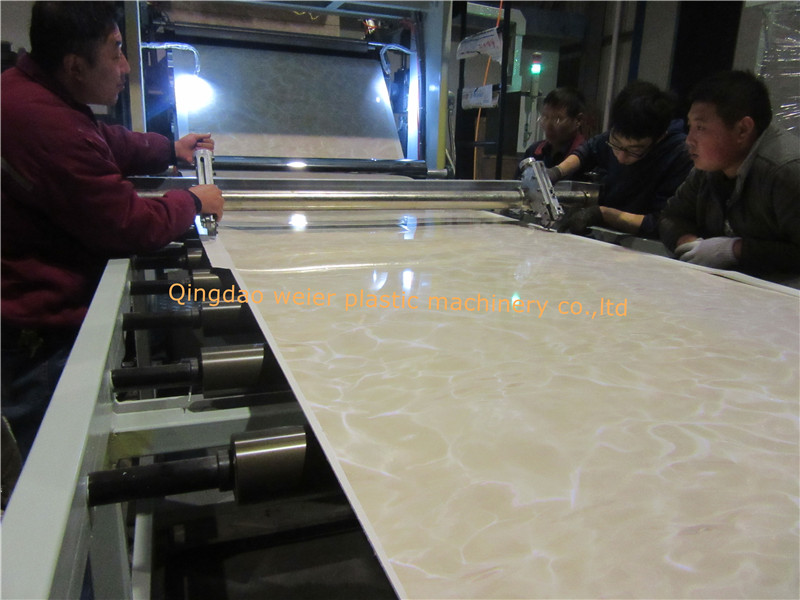 PVC Artificial Marble Sheet Making Machine