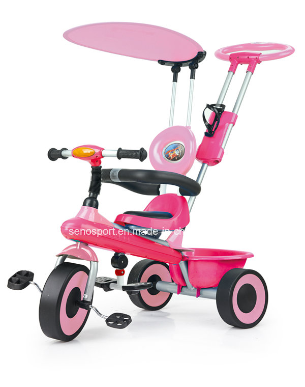 Popular Pink Color Airplane Shape Baby Tricycle (SNTR905 PINK)