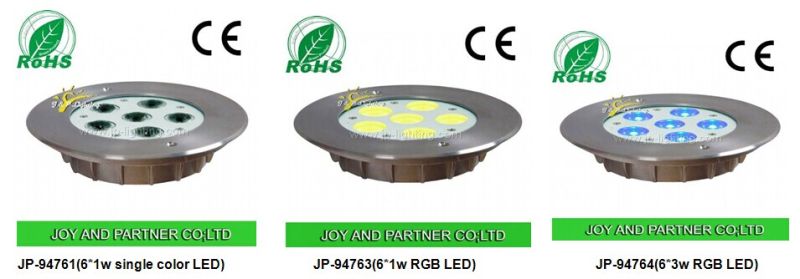 18W RGB LED Waterproof Underwater Swimming Pool Lights (JP94766)