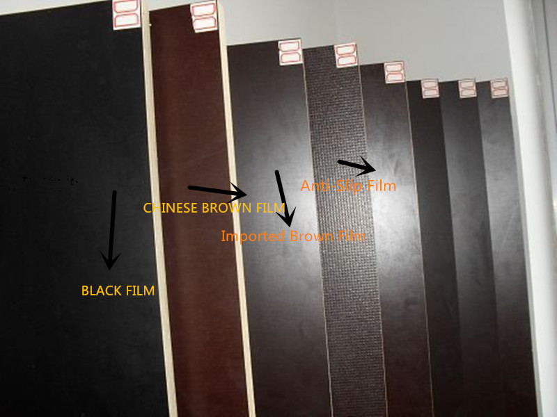 Korinplex Film Faced Plywood Poplar Core Brown Film WBP Glue