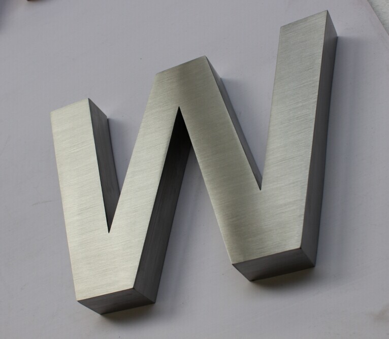 Fabricated Letters Brushed Finish Built up Letter (WIL-04)