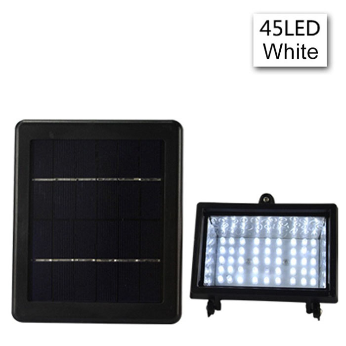 Solar Power 45 LED Flood Light Lawn Lamp Outdoor Courtyard Garden Waterproof Spotlight Pathway Yard Light