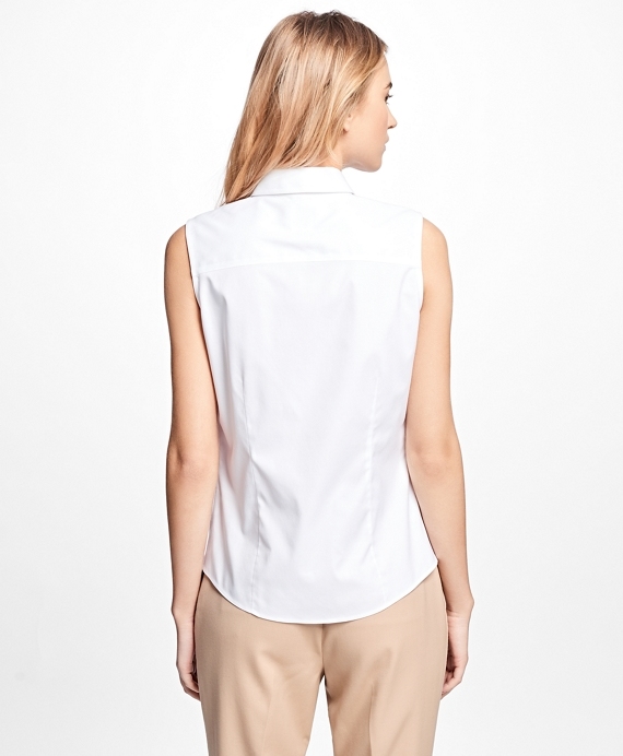 Non-Iron Fitted Sleeveless Shirt