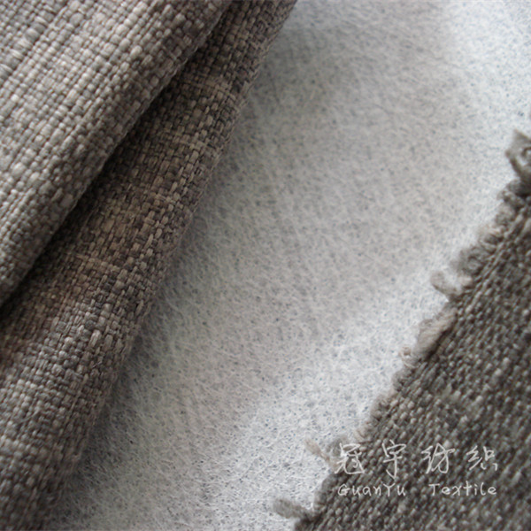 Flame Retardant Polyester Linen Fabric for Sofa