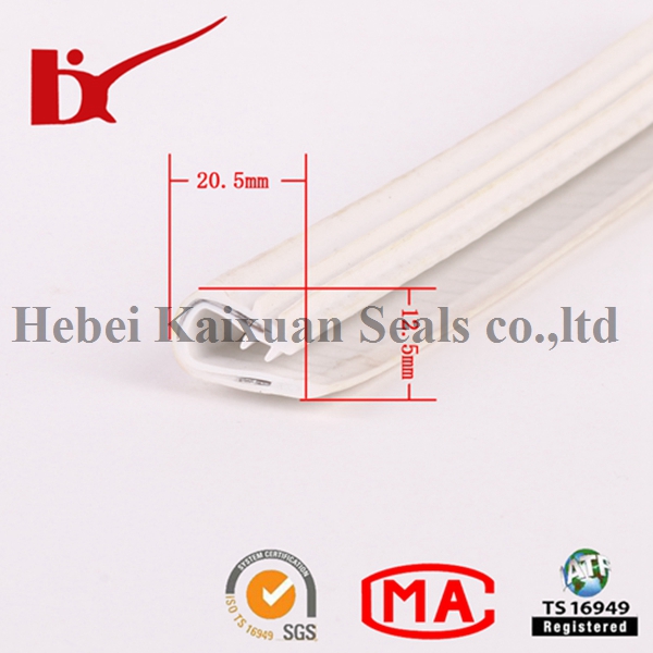 Produce Decoration Flexible Plastic Edge Extruded PVC Trim