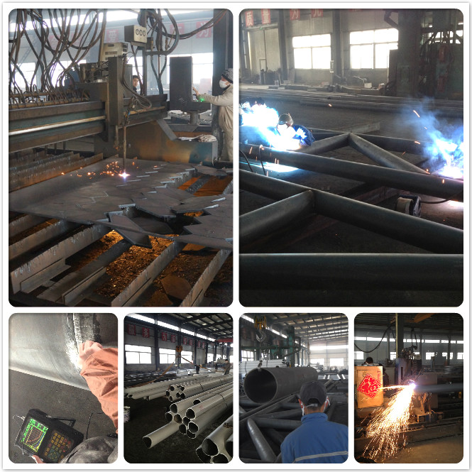 Steel Round Pipe Truss System for Toll Station Roofing