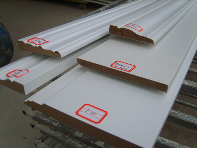 Primed Mdfand Wooden Skirting