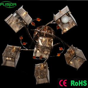 Square Lamps Gold Pendant Lamp Ceing Lighting