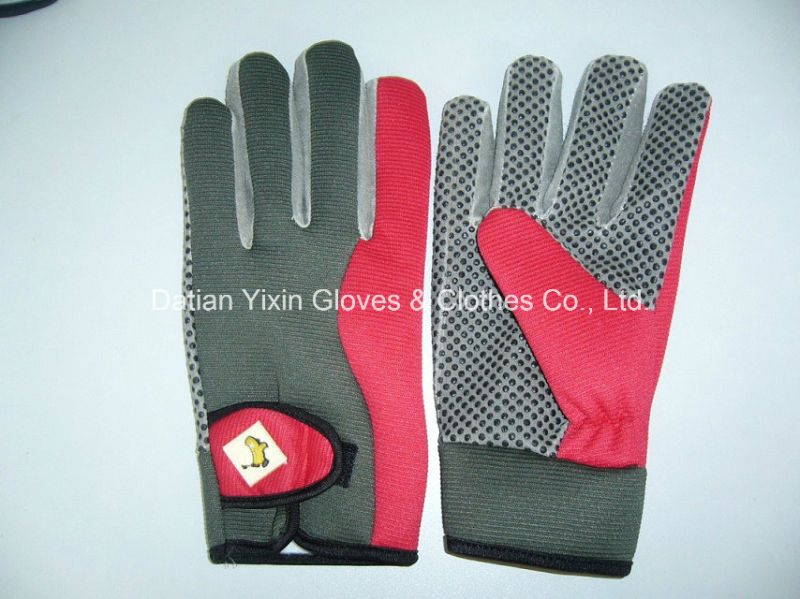 Safety Glove-Work Glove-PVC Dotted Glove-Labor Glove-Industrial Glove-Weight Lifting Glove