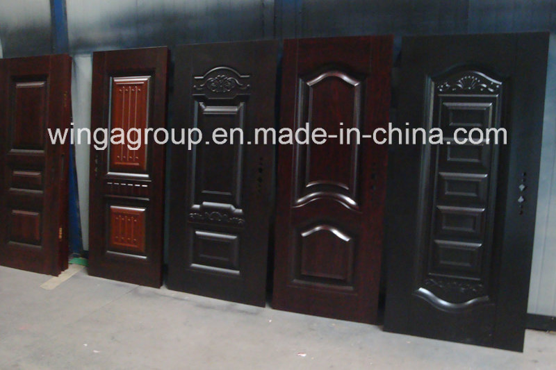 Competitive Luxury Security Metal Steel Door (W-S-117)