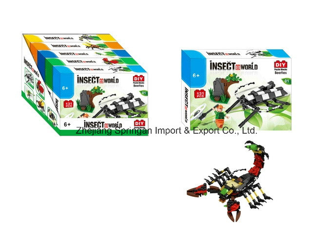 Boutique Building Block Toy for DIY Insect World-Beetles