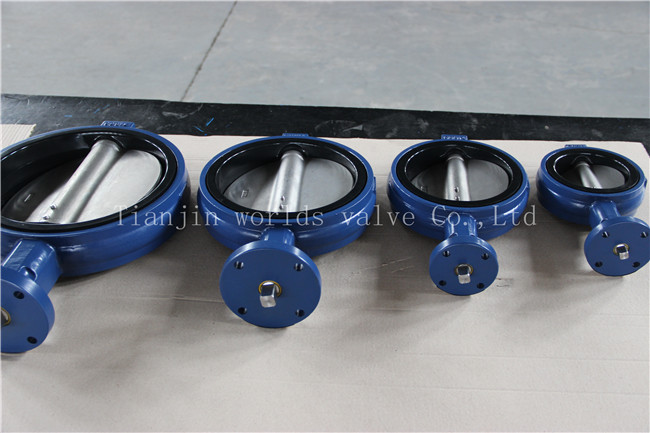 Universal Flange Connection Butterfly Valve with Ce ISO Wras Certificates