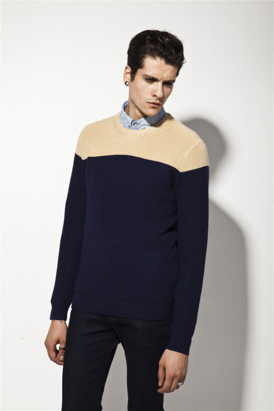 Manufactory Wool Acrylic Pullover Man Knitwear