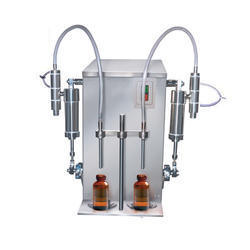 Semi-Automatic Double Head Digital Control Pump Liquid Filler, Filling Machine