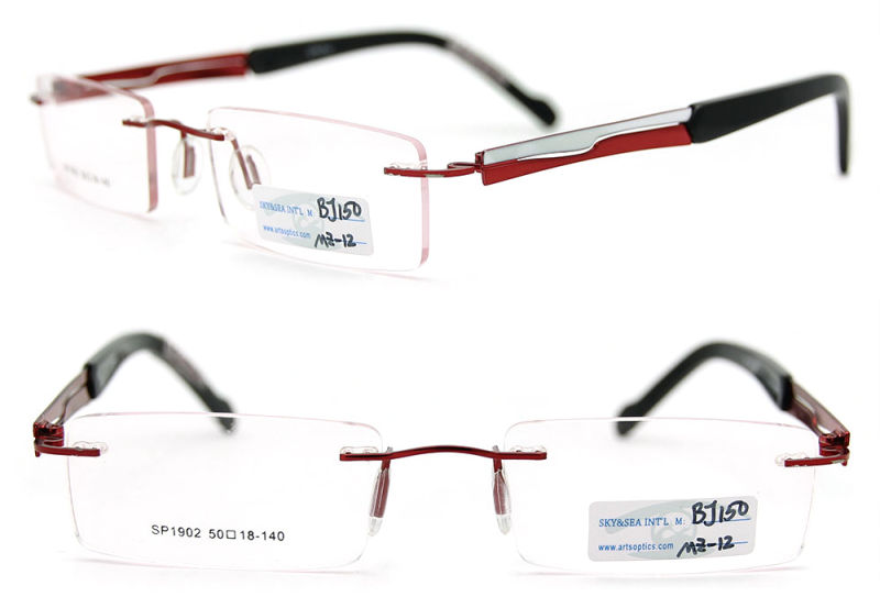 New Arrival Rimless Metal Glasses Frame (BJ12-150)